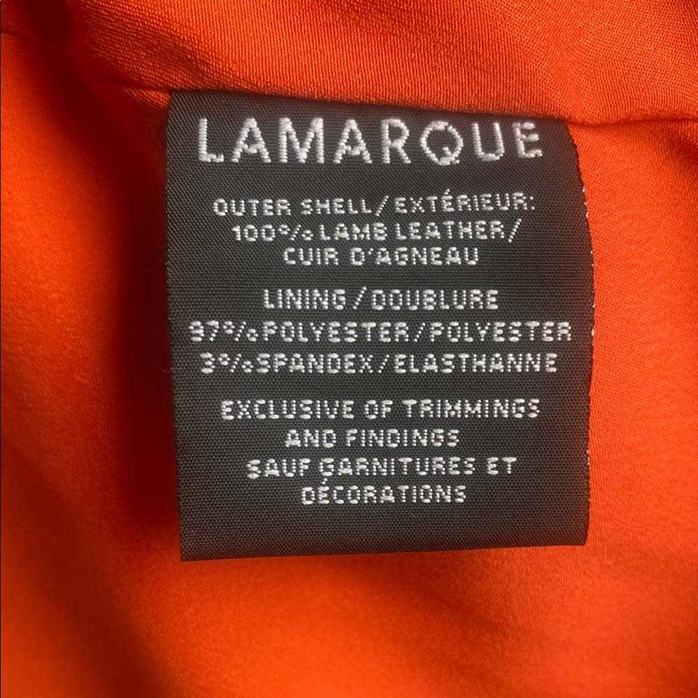 🍊 NWT Cropped leather Biker Jacket - Picture 7 of 8